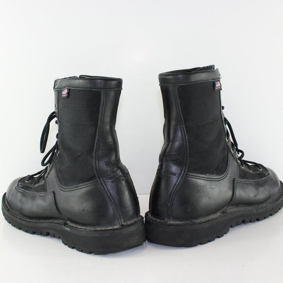 Danner Steel Toe Black Leather Combat Work Boots (9.5 US) - Picture 3 of 10